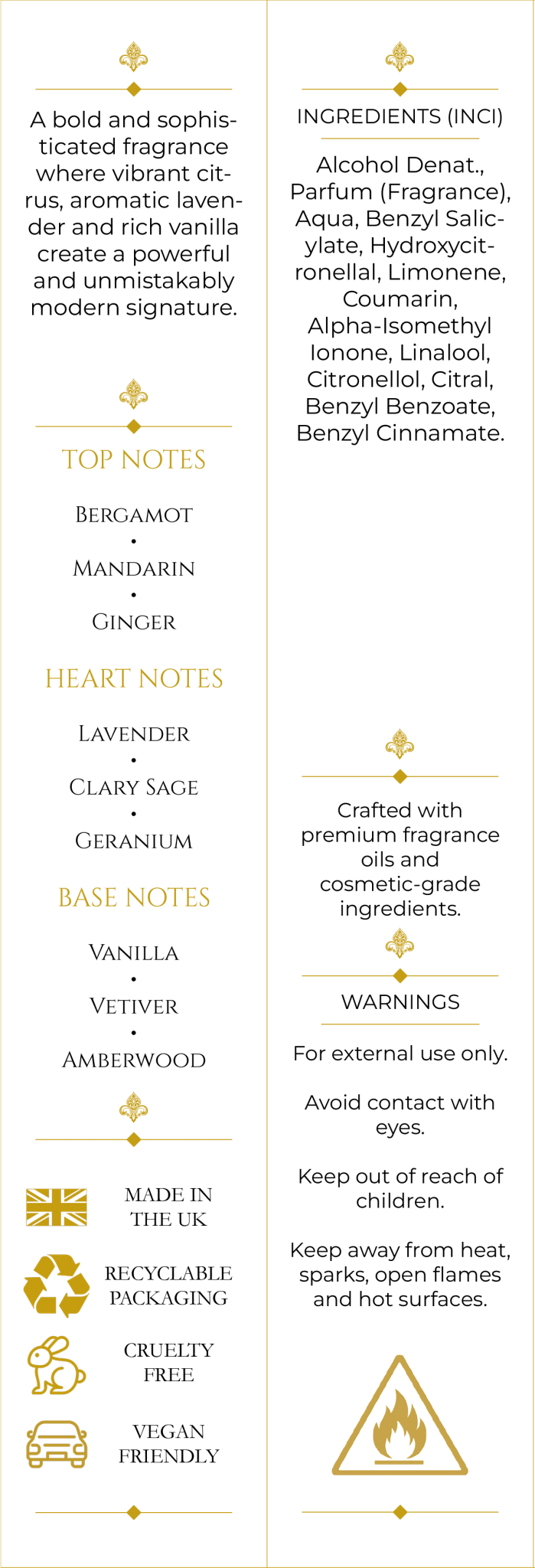 Roman Intense (341) 50ml Parfum For Her - Elysium Aromatherapy