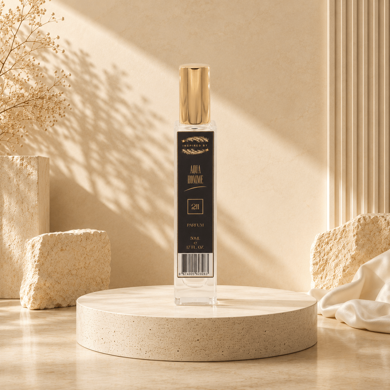 Aqua Homme (211) 50ml Parfum For Him - Elysium Aromatherapy