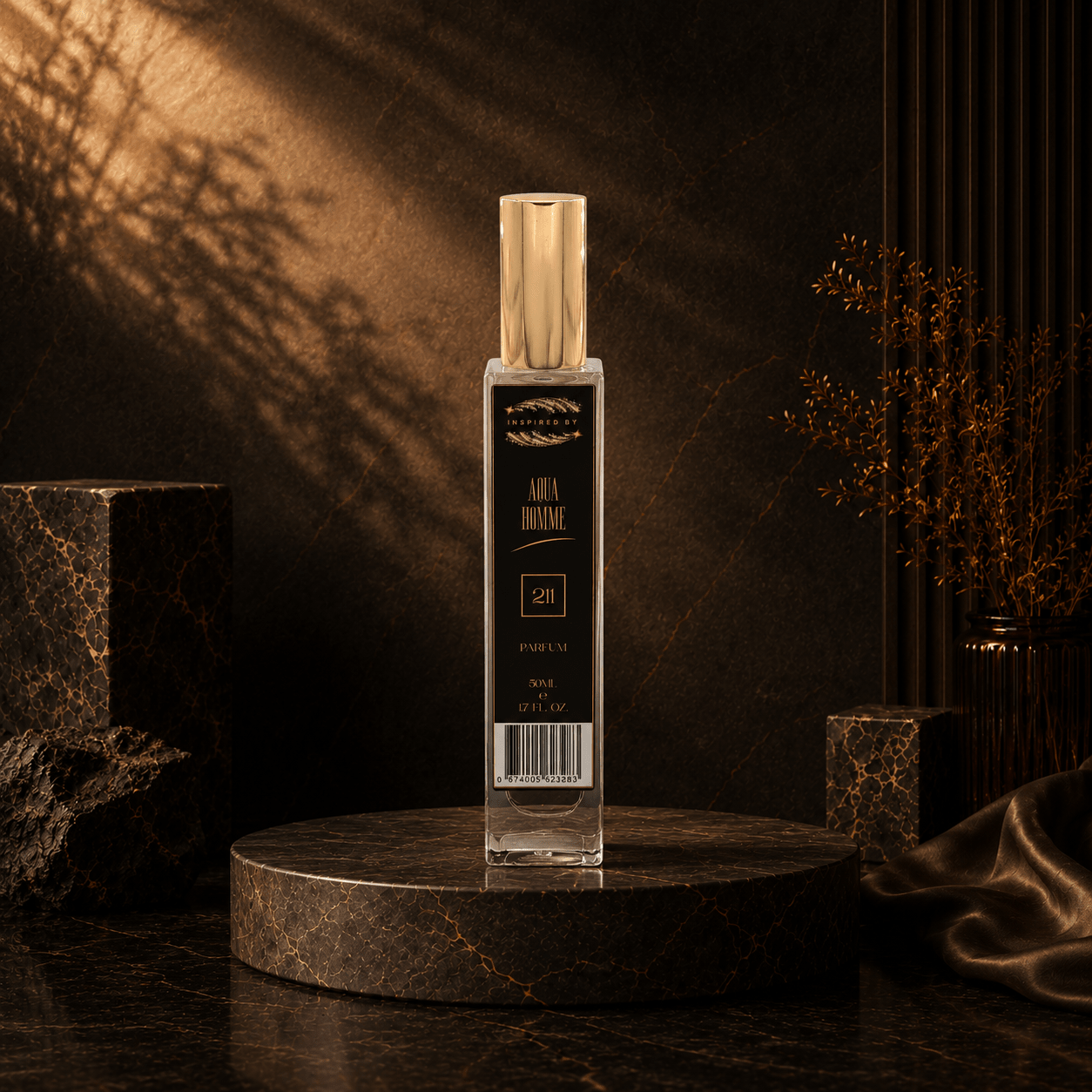 Aqua Homme (211) 50ml Parfum For Him - Elysium Aromatherapy