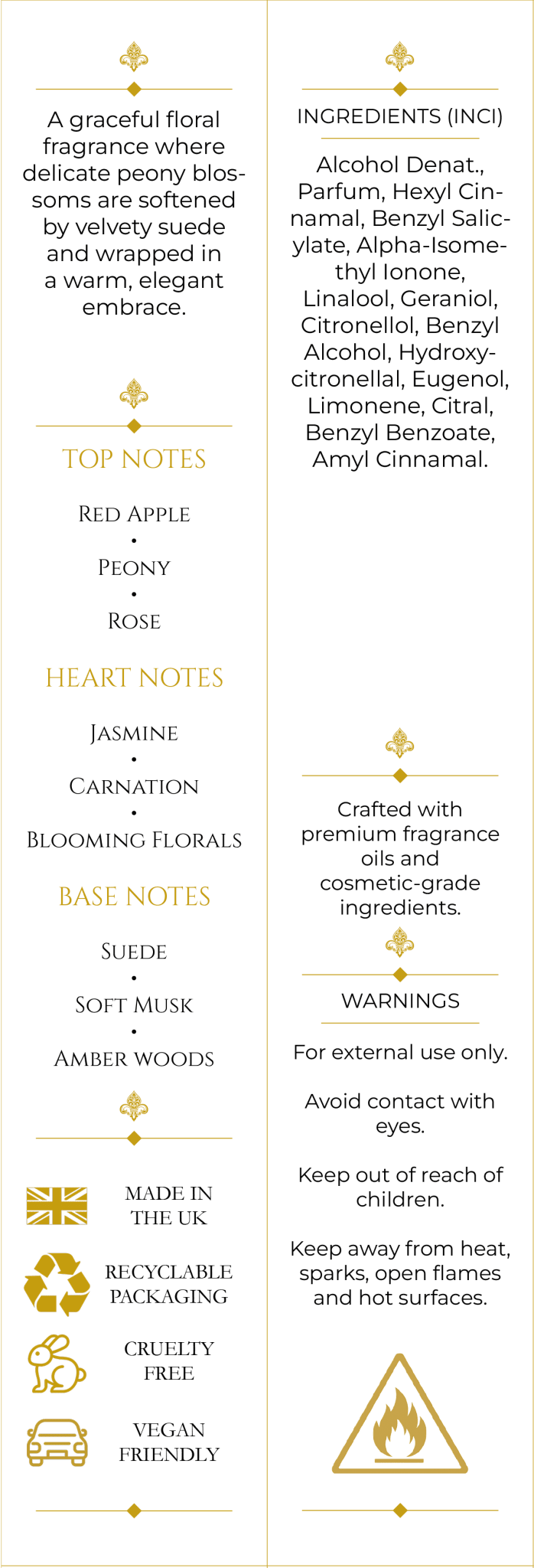Blush Peony (232) 50ml Parfum For Her - Elysium Aromatherapy