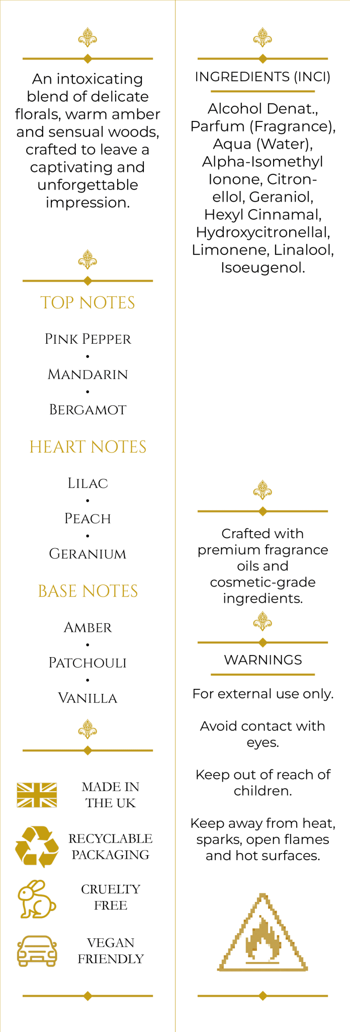 Forbidden Desire (191) 50ml Parfum For Her - Elysium Aromatherapy