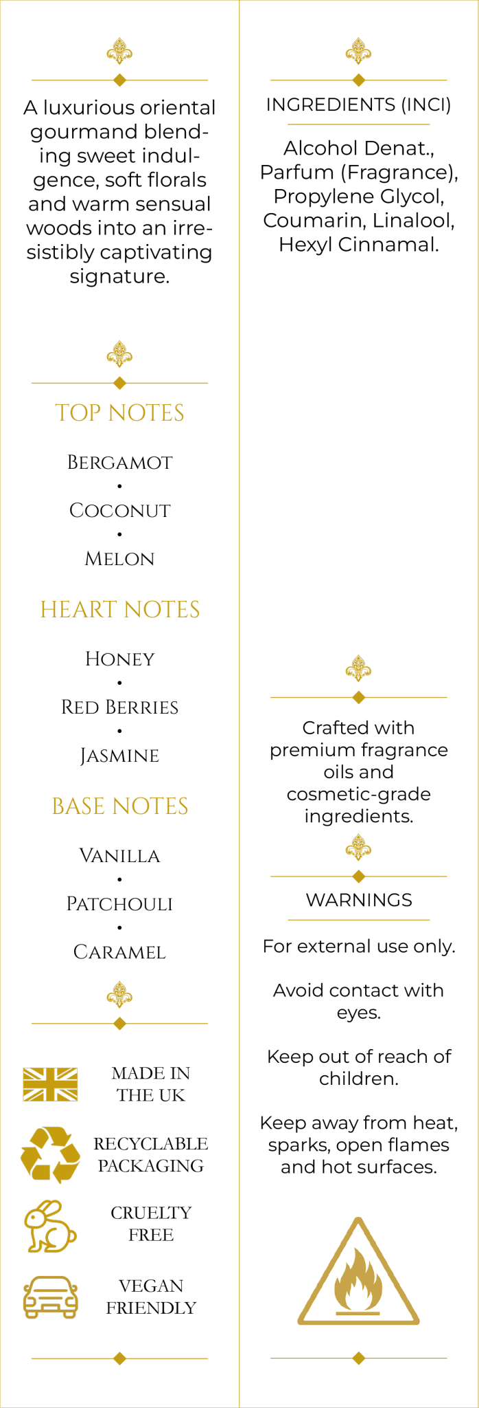 Heavenly Essence (301) 50ml Parfum For Her - Elysium Aromatherapy