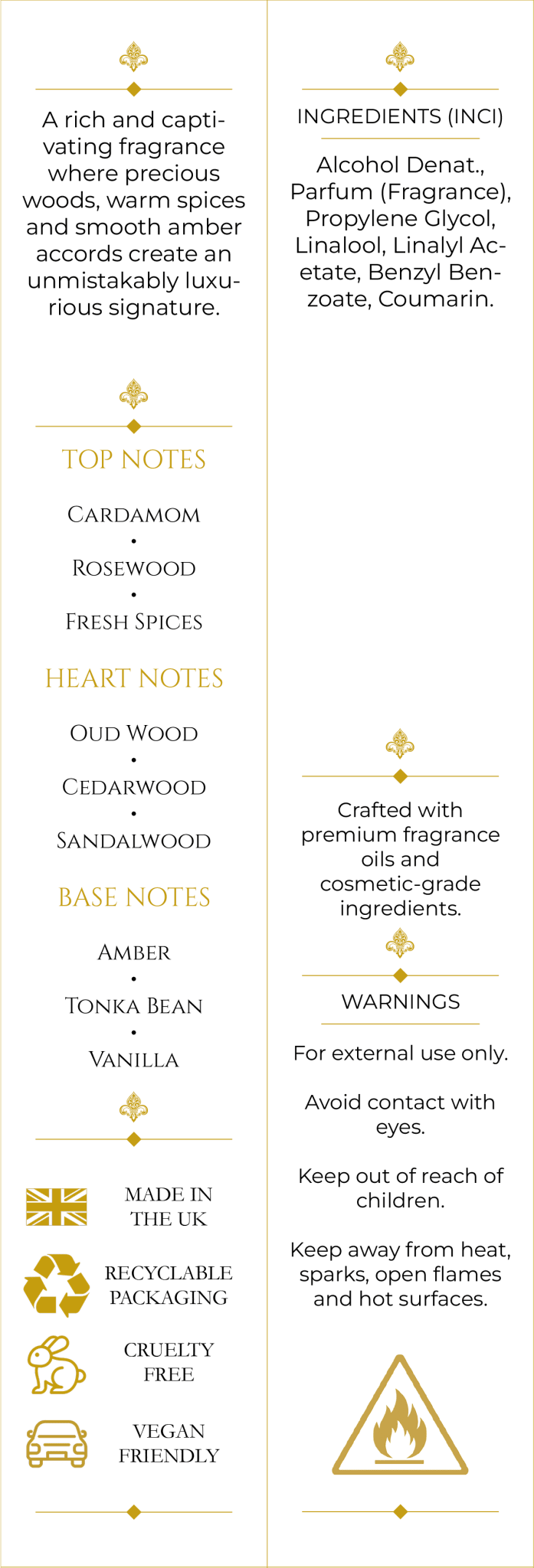 Imperial Oud (333) 50ml Parfum Unisex - Elysium Aromatherapy