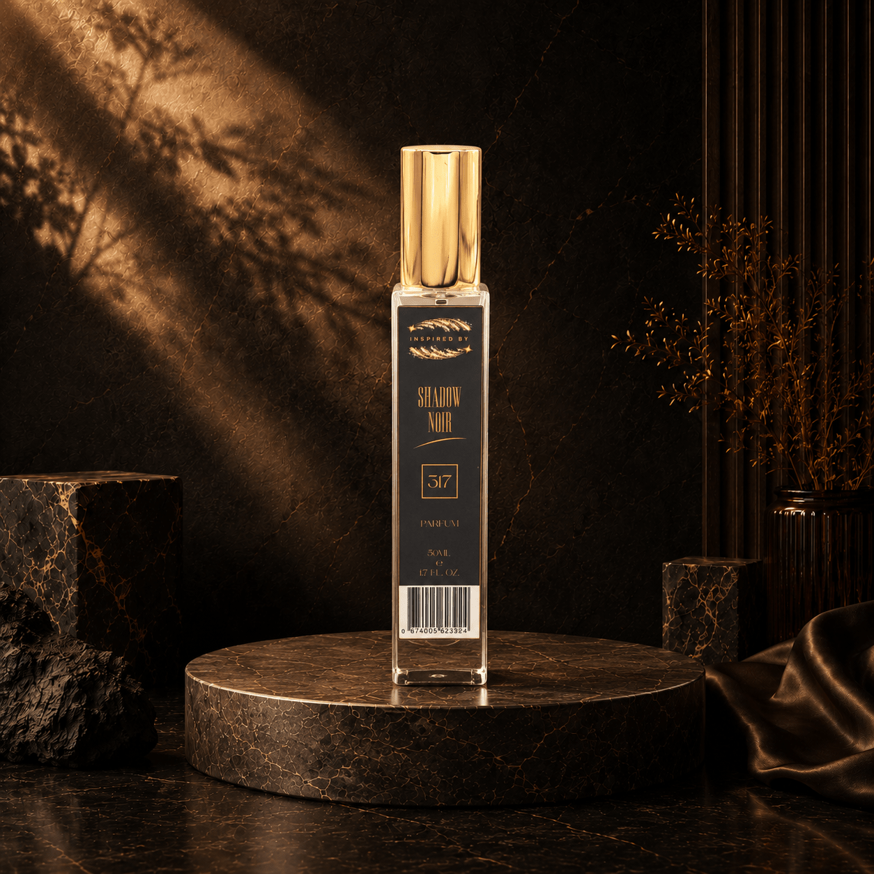 Shadow Noir (317) 50ml Parfum For Him - Elysium Aromatherapy