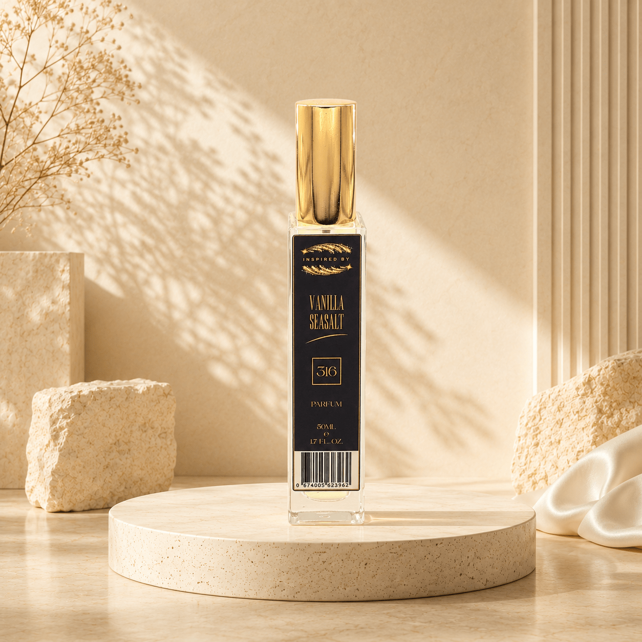 Vanilla Seasalt (316) 50ml Parfum For Her - Elysium Aromatherapy