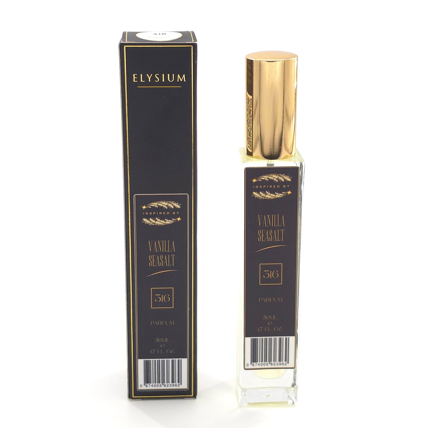 Vanilla Seasalt (316) 50ml Parfum For Her - Elysium Aromatherapy