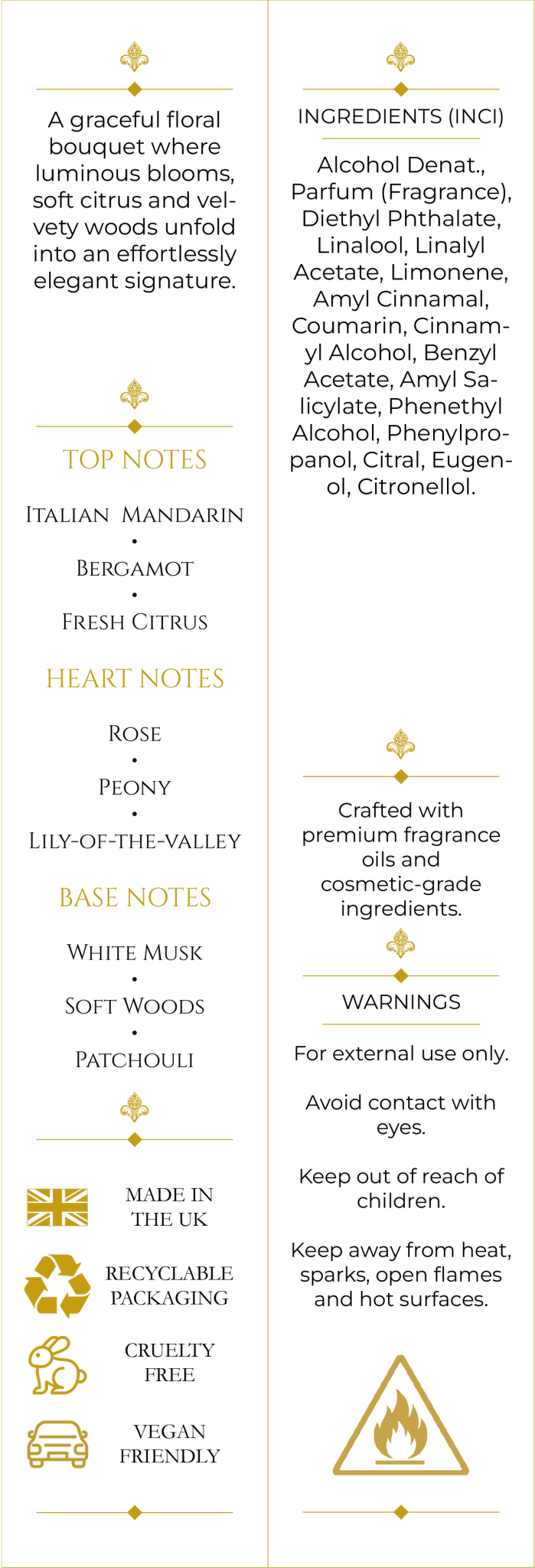 Velvet Bloom (171) 50ml Parfum For Her - Elysium Aromatherapy