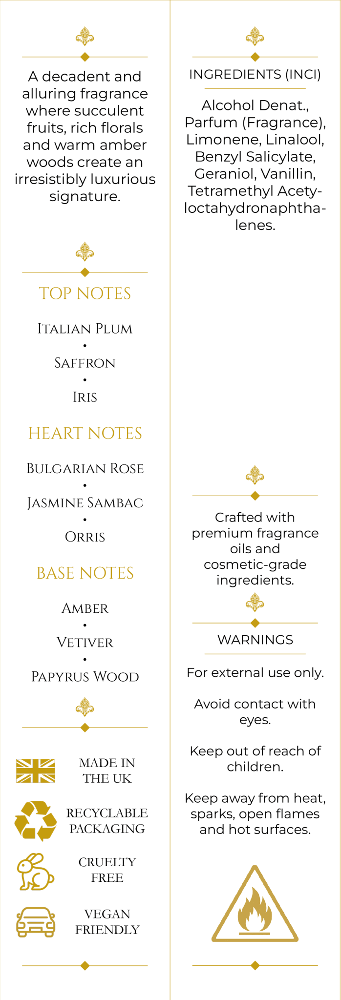 Velvet Indulgence (292) 50ml Parfum For Her - Elysium Aromatherapy